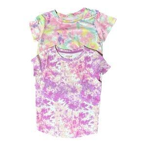 Bobbie Brooks Cat & Jack Girls' Tie-Dye Short Sleeve Tees 7/8